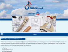 Tablet Screenshot of loodgietersbedrijf-joosen.nl